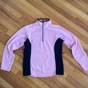 North face 1/4 zip fleece jacket shell